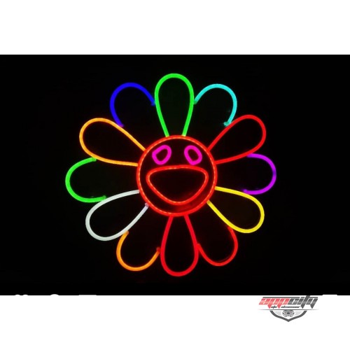 Papatya Dekoratif Neon Led Tablo, Neon Duvar Tabela